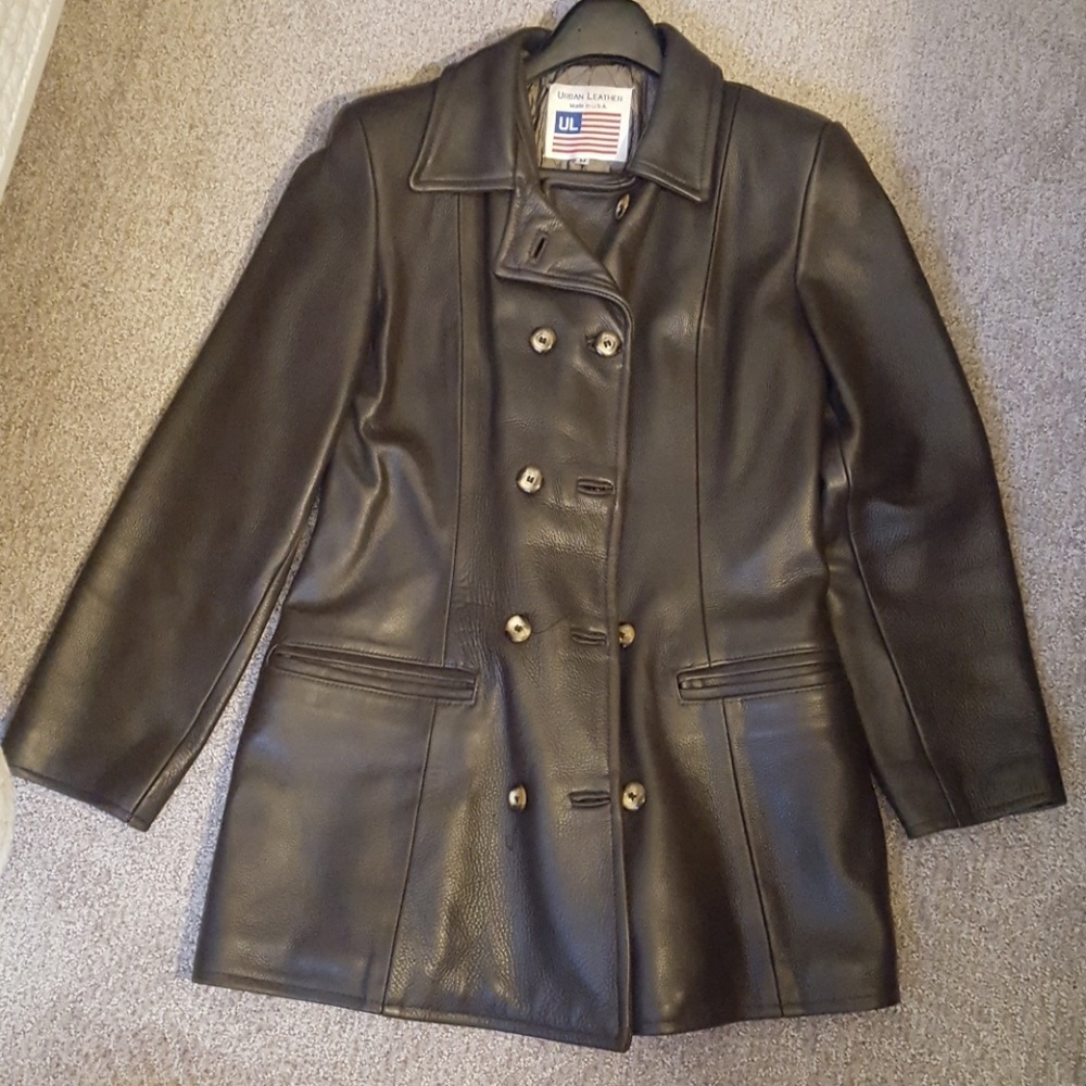 Chocolate Brown Leather Jacket